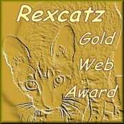 Rexcatz Gold Web Award